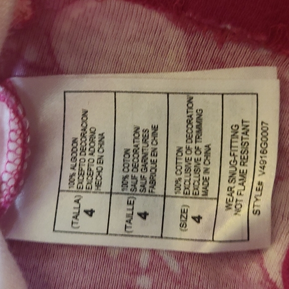 Bundle Of Girls Matching Pajama Sets. - Picture 6 of 15